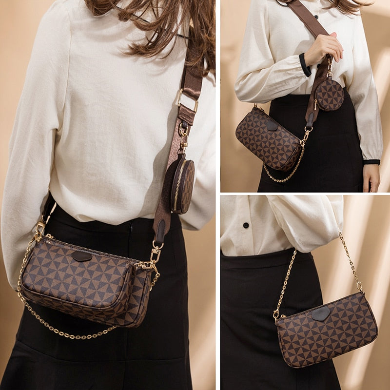 Brand Small Crossbody bag for Women Bags Fashion Designer Female Handbags Messenger Shoulder Bag Lady Vegan Leather Sling Pack