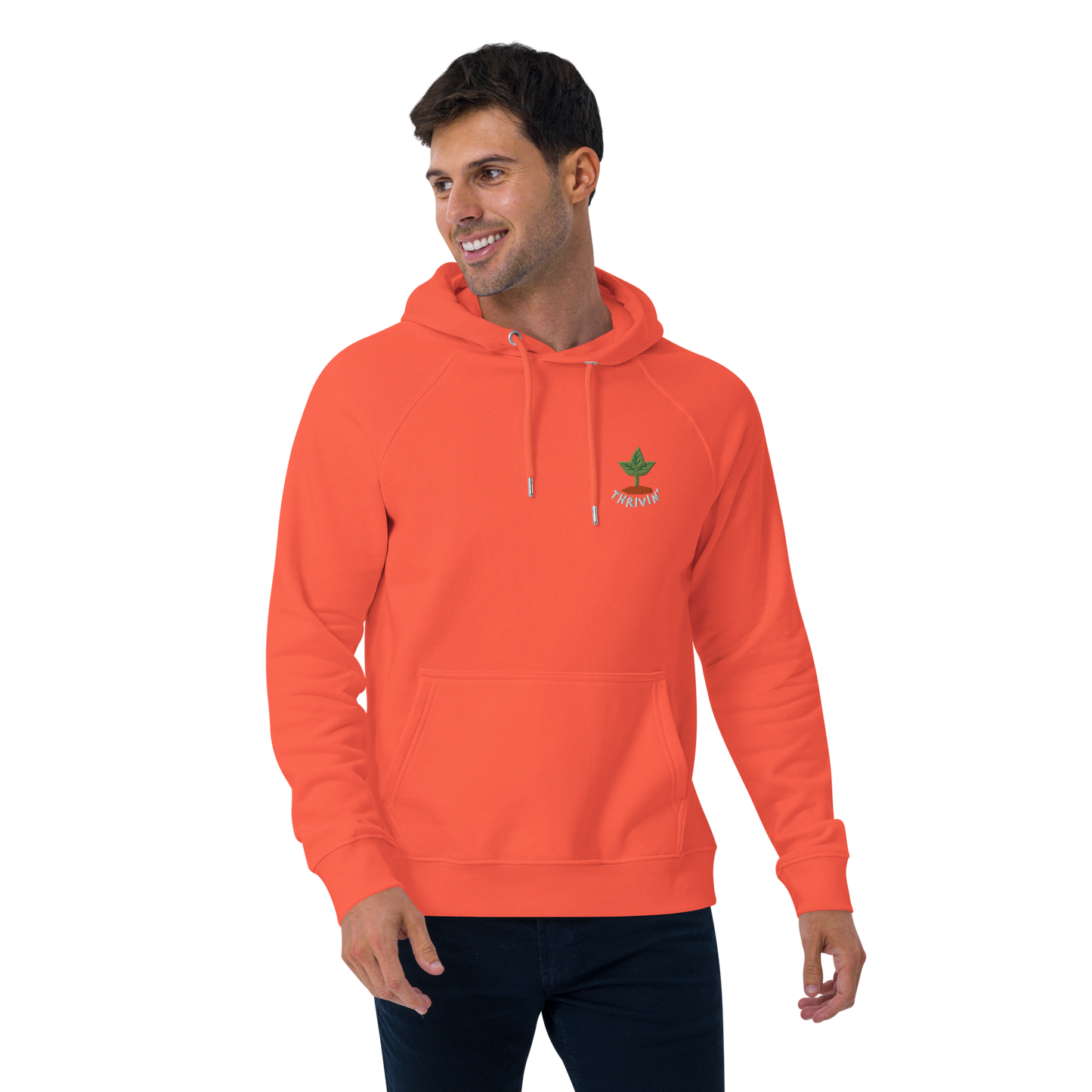 Thrivin’ Embroidered Organic Hoodie