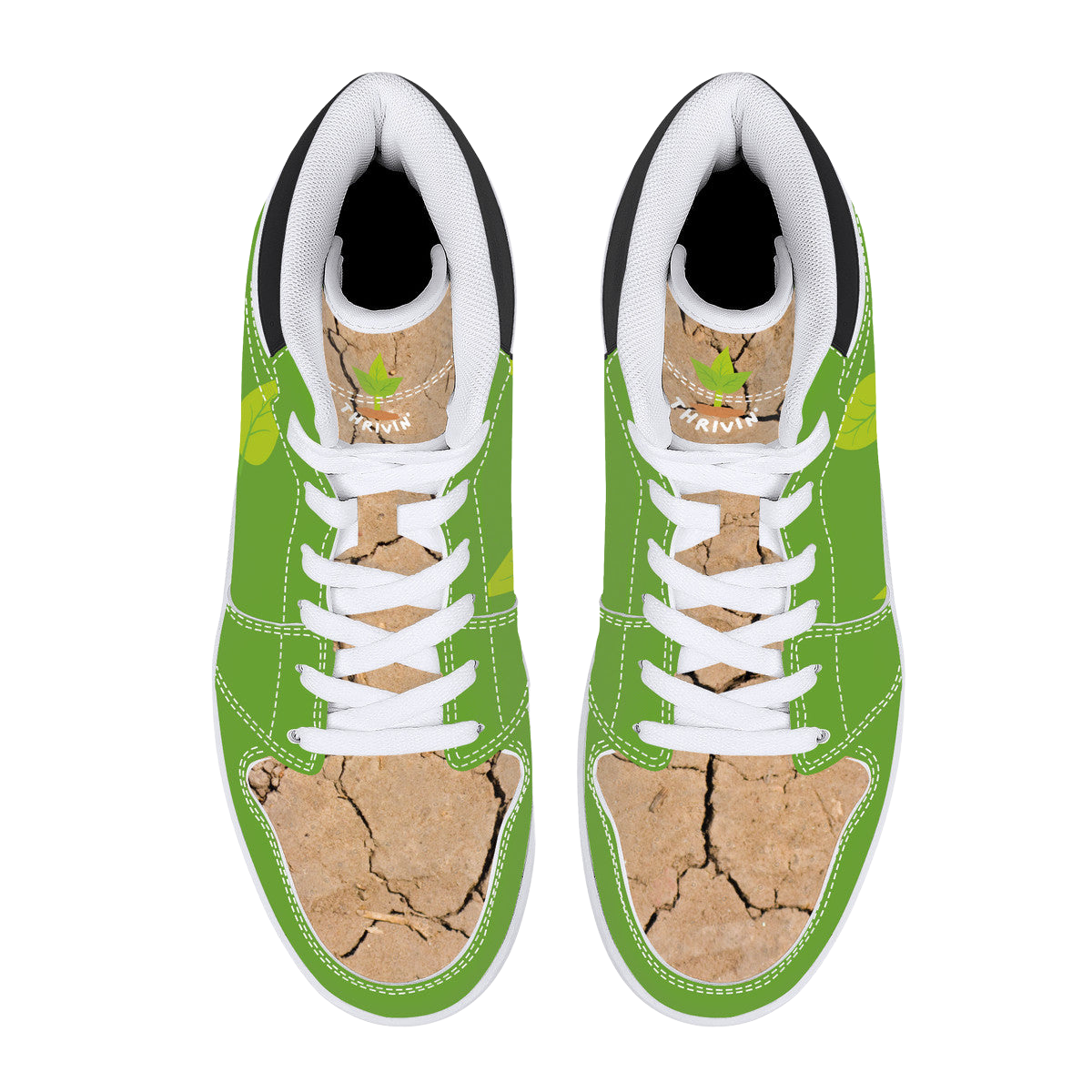 Thrivin' High-Top Kicks (Cracks/Leaves)