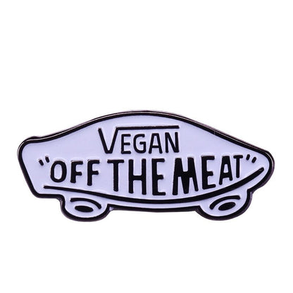 Superior Quality Vegetarianism Stay Healthy Enamel Lapel Pins Plant Pals Brooches New Year's Jewelry Gifts to Vegans Wholesale