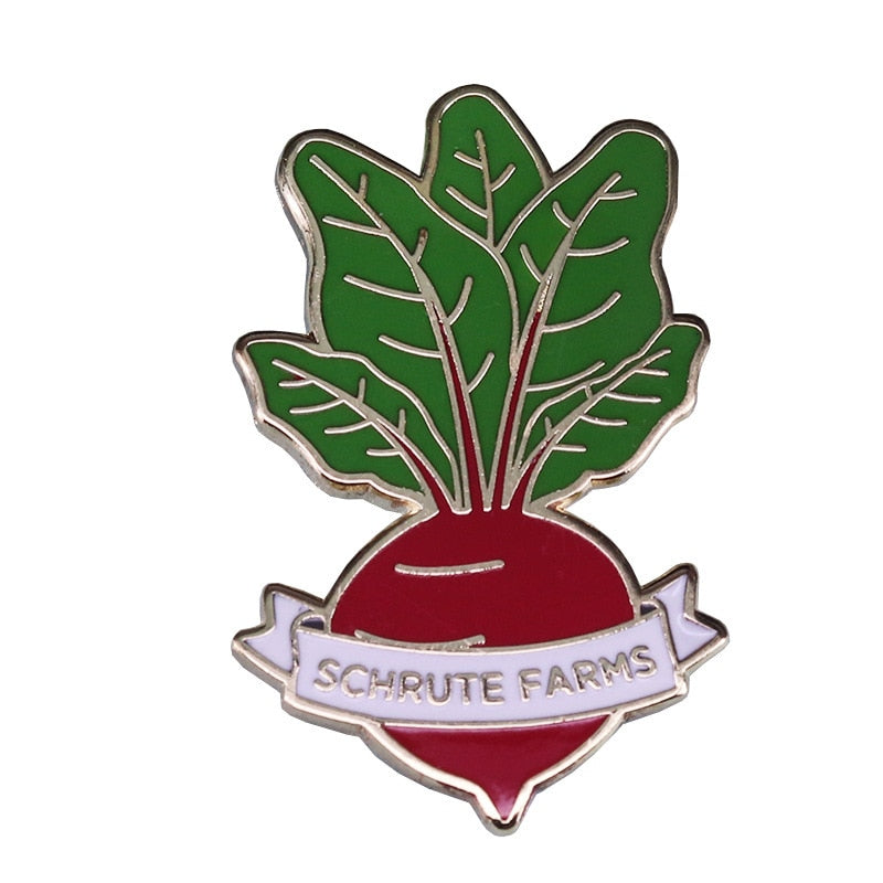Superior Quality Vegetarianism Stay Healthy Enamel Lapel Pins Plant Pals Brooches New Year's Jewelry Gifts to Vegans Wholesale