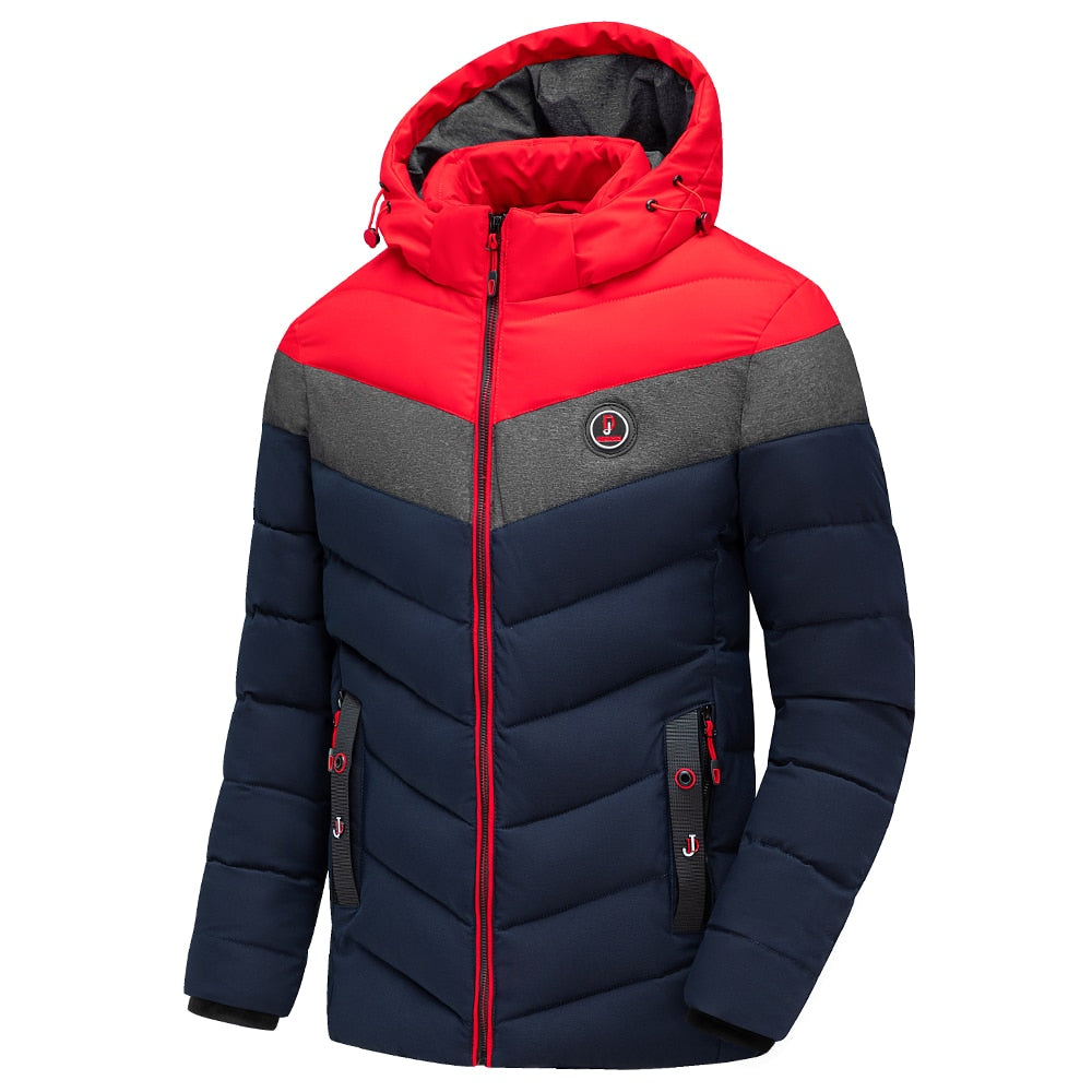 Mens Winter Warm Thick Waterproof Jacket