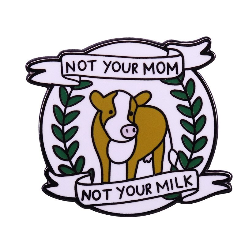 Superior Quality Vegetarianism Stay Healthy Enamel Lapel Pins Plant Pals Brooches New Year's Jewelry Gifts to Vegans Wholesale
