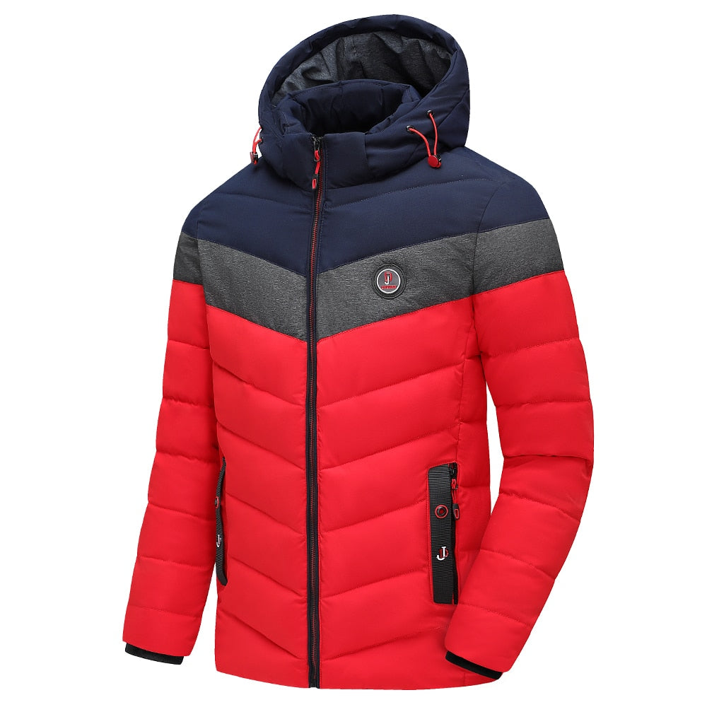 Mens Winter Warm Thick Waterproof Jacket