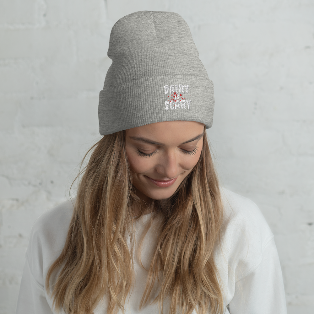 Dairy Is Scary Cuffed Beanie