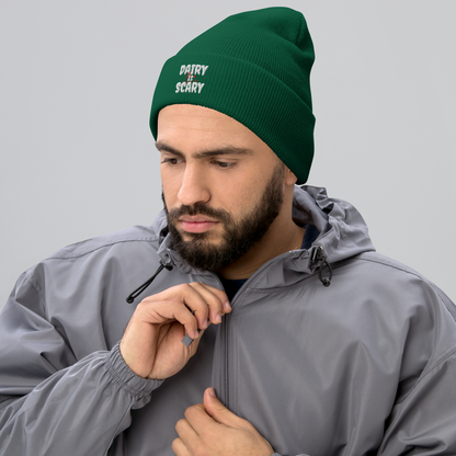 Dairy Is Scary Cuffed Beanie