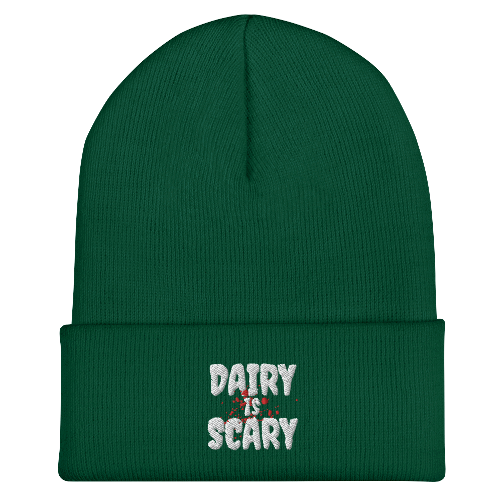 Dairy Is Scary Cuffed Beanie