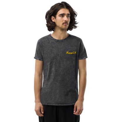 Nooch Embroidered Denim T-Shirt