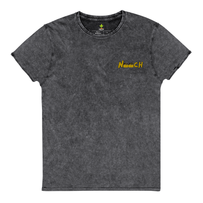 Nooch Embroidered Denim T-Shirt