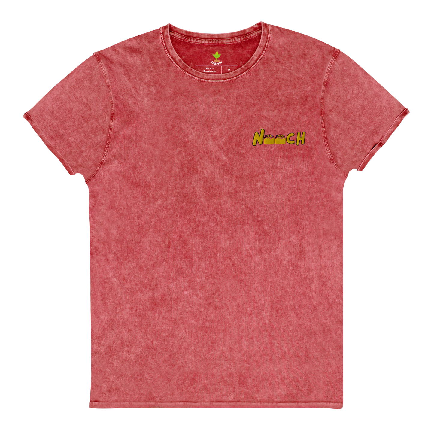 Nooch Embroidered Denim T-Shirt