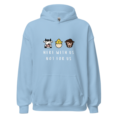 With Us Not For Us Heavy Blend Hoodie