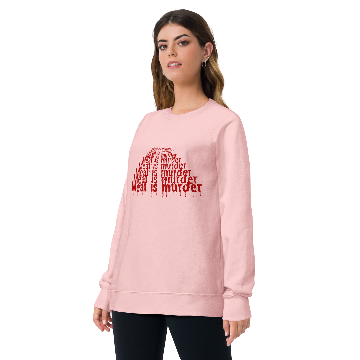 Meat Is Murder Raglan Sweatshirt