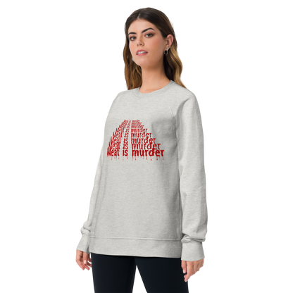 Meat Is Murder Raglan Sweatshirt