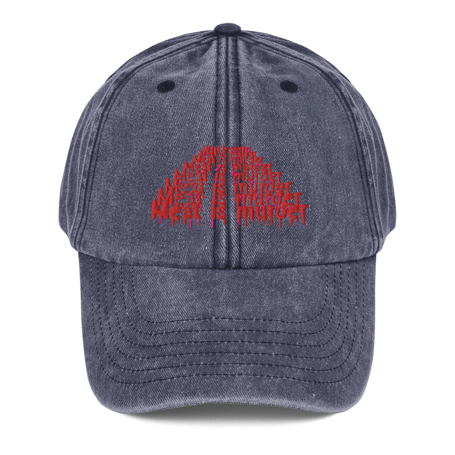 Meat Is Murder Vintage Hat