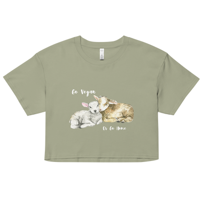 Go Vegan Crop Top